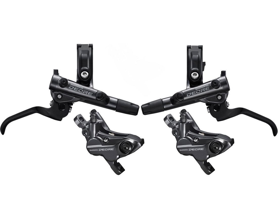 SHIMANO DEORE BR-M6120 Disc Brake Set 四活塞前/後碟製套裝– 藍天